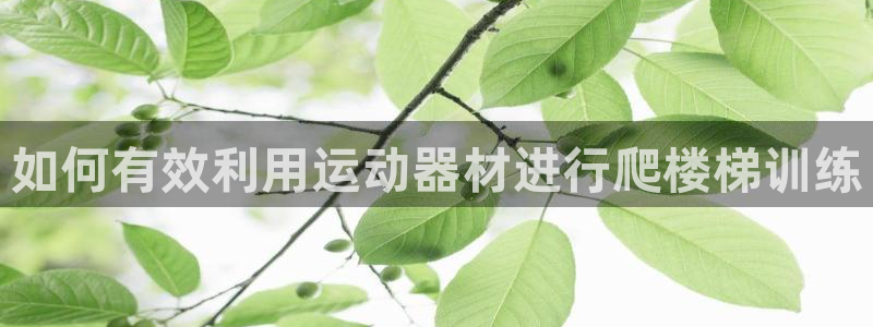 凯捷体育平台是正规平台吗安全吗:如何有效利用运动器材进行爬楼