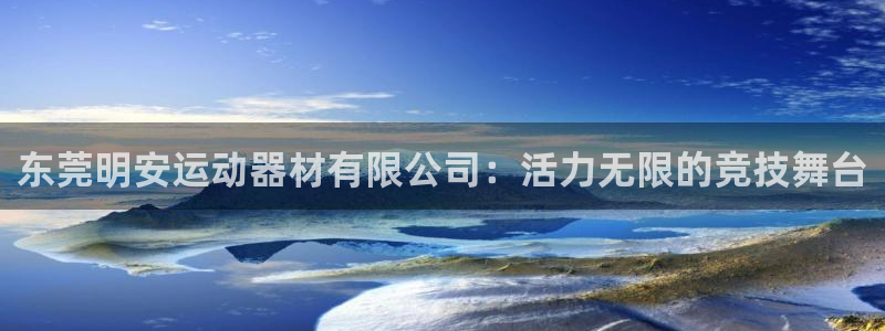 凯捷体育注册:东莞明安运动器材有限公司:活力无限的竞技舞台